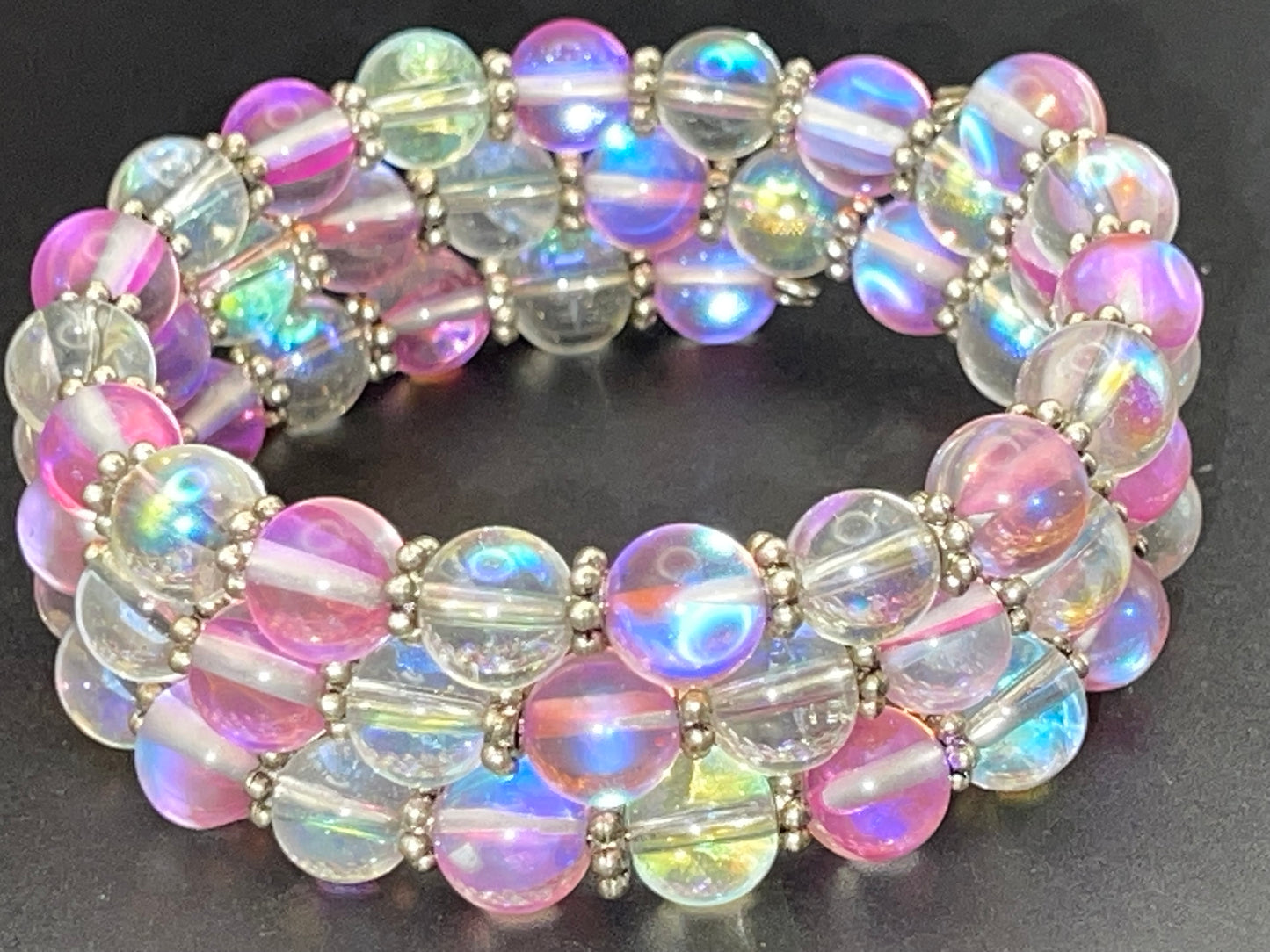 BKC - Moonstone Triple Loop Bracelets