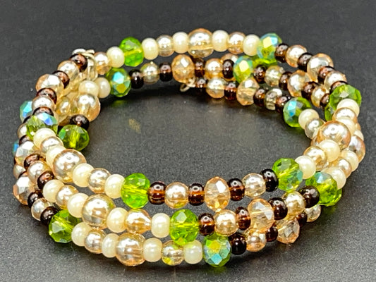 BKC - Green Triple Loop Bracelets