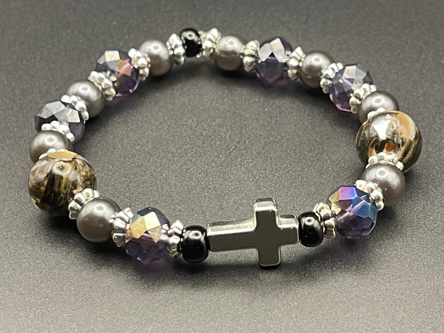 BKC = White & Black Bracelets