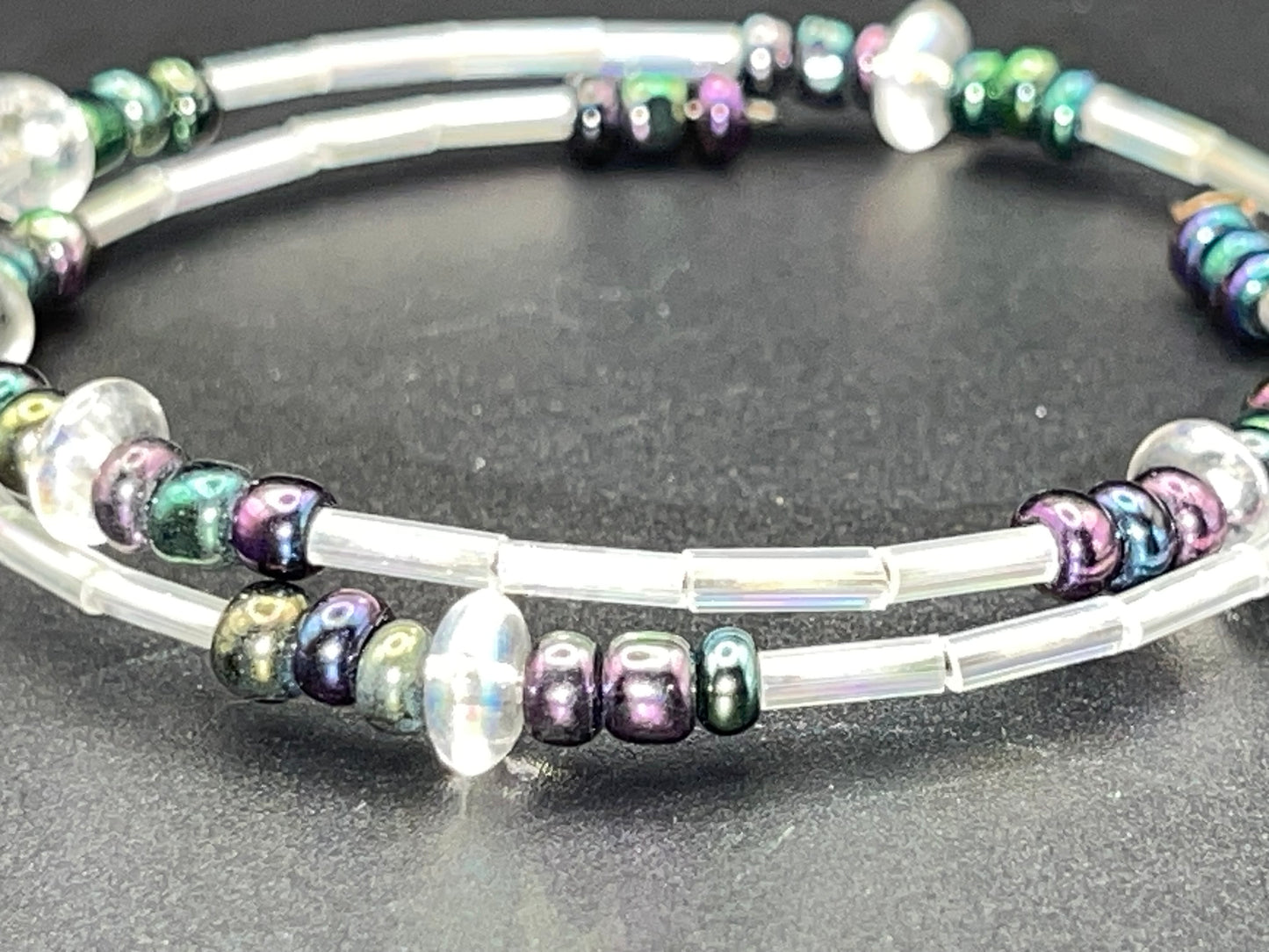 BKC - Purple Double Loop Bracelets