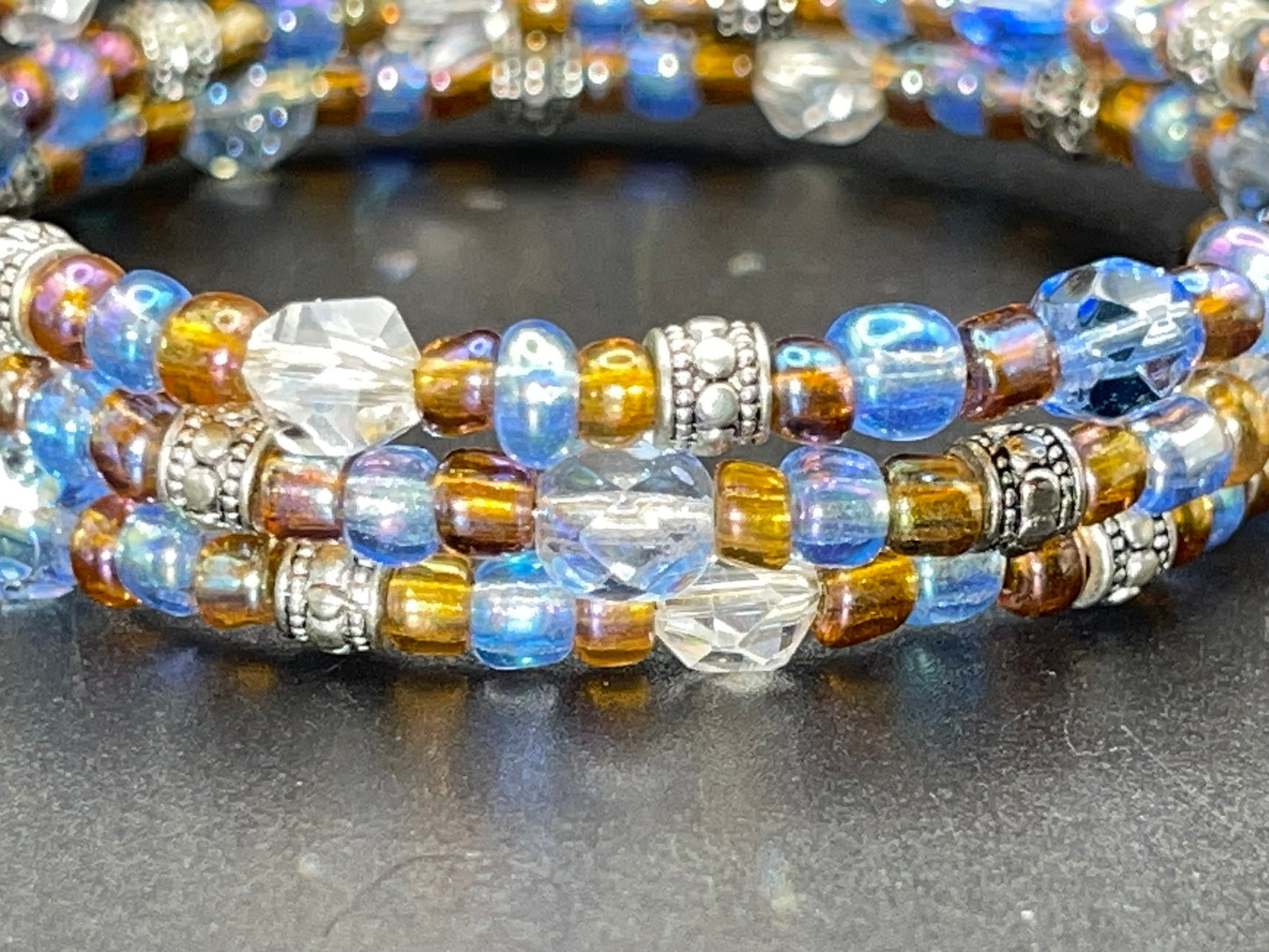 BKC - Blue Triple Loop Bracelets