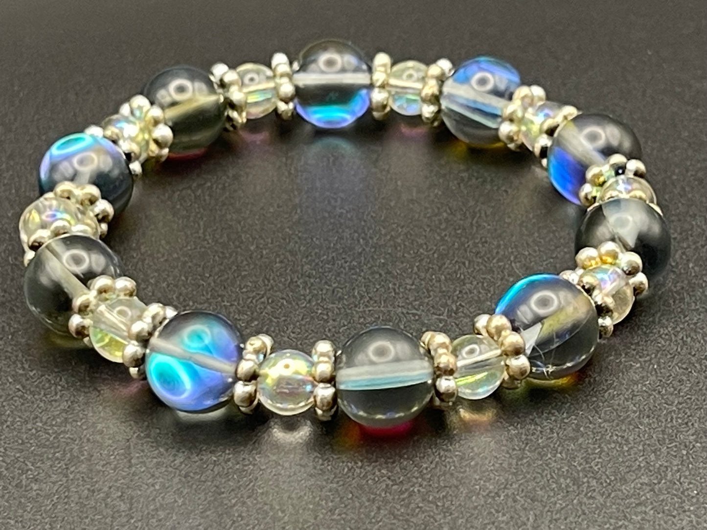 BKC - Grey and Moonstone Bracelets