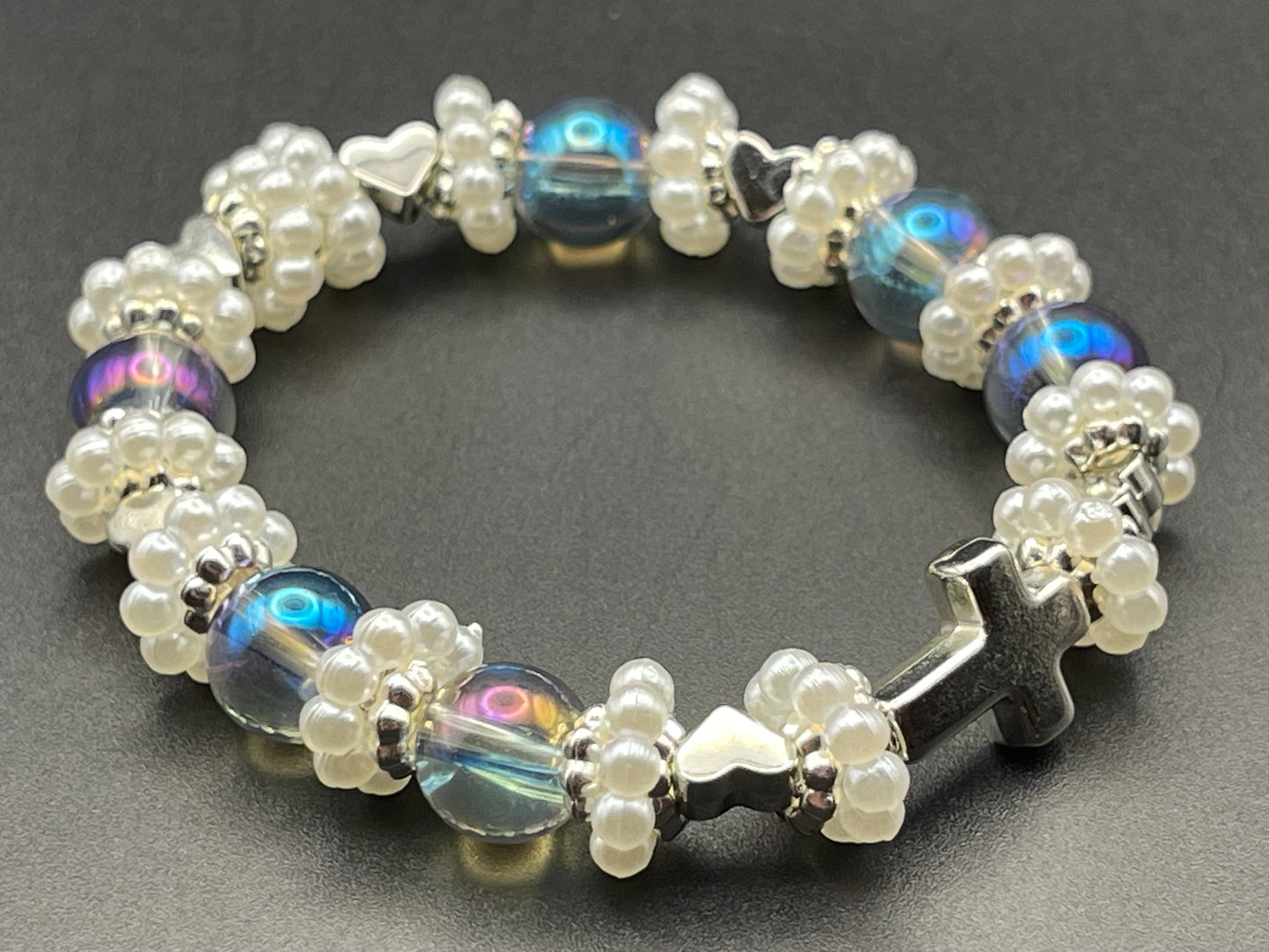 BKC - Grey and Moonstone Bracelets