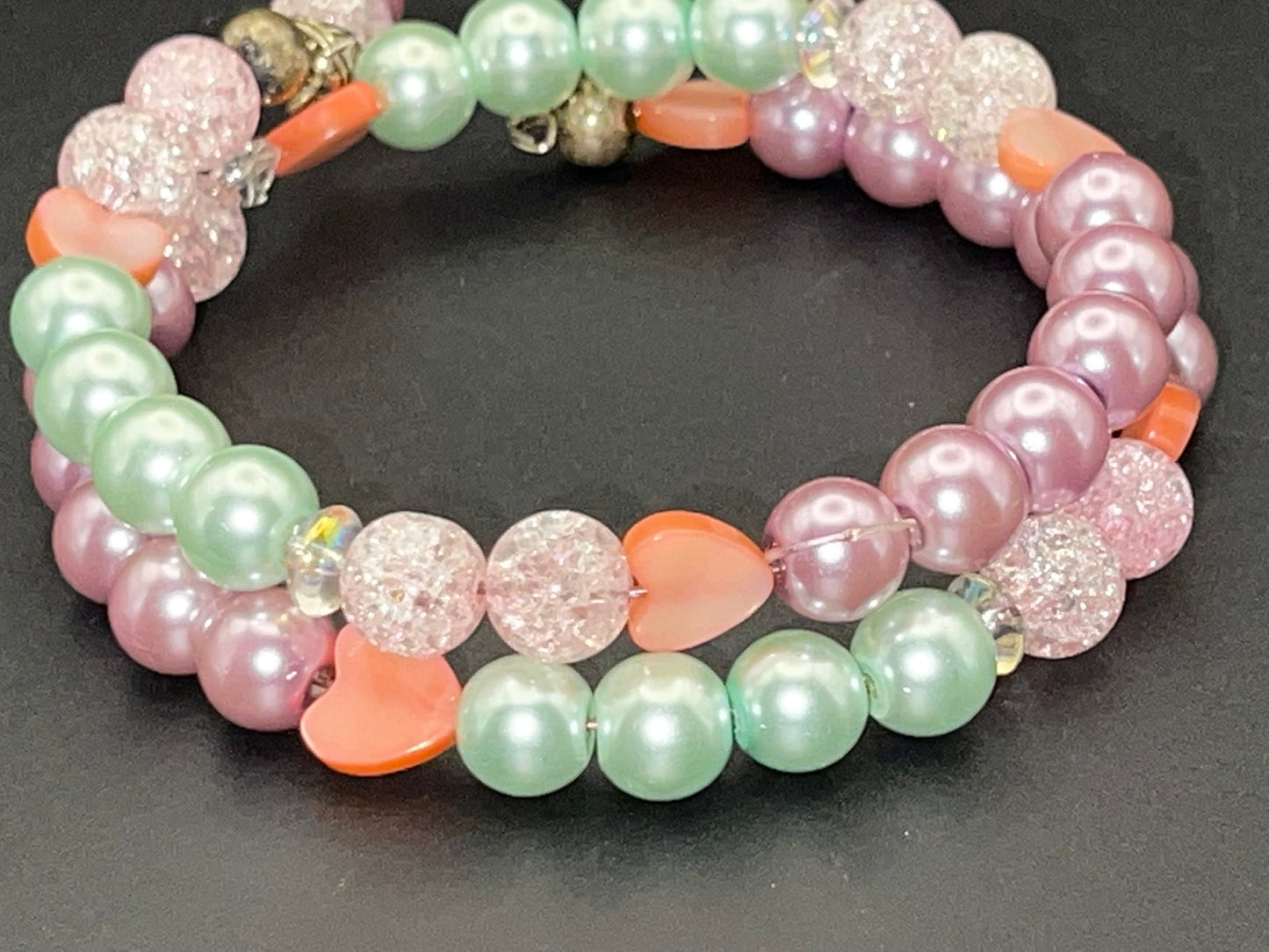 BKC - Pink Double Loop Bracelets