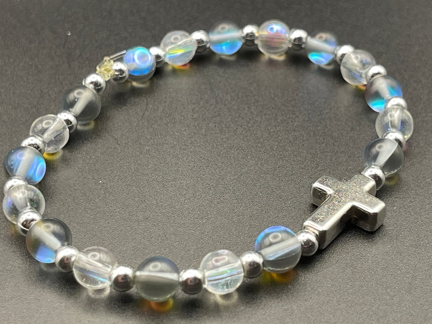 BKC - Grey and Moonstone Bracelets