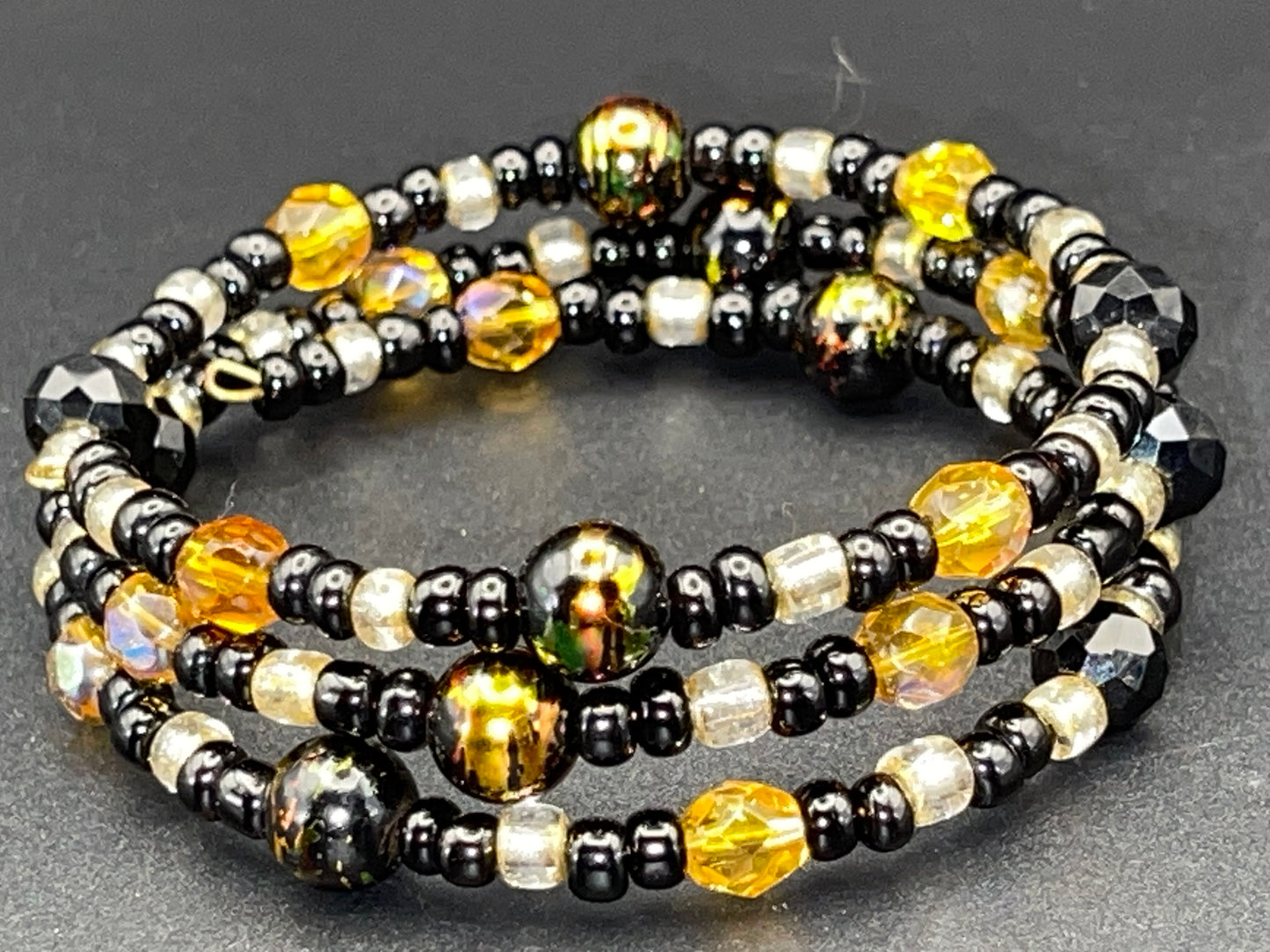 BKC - Brown Triple Loop Bracelets