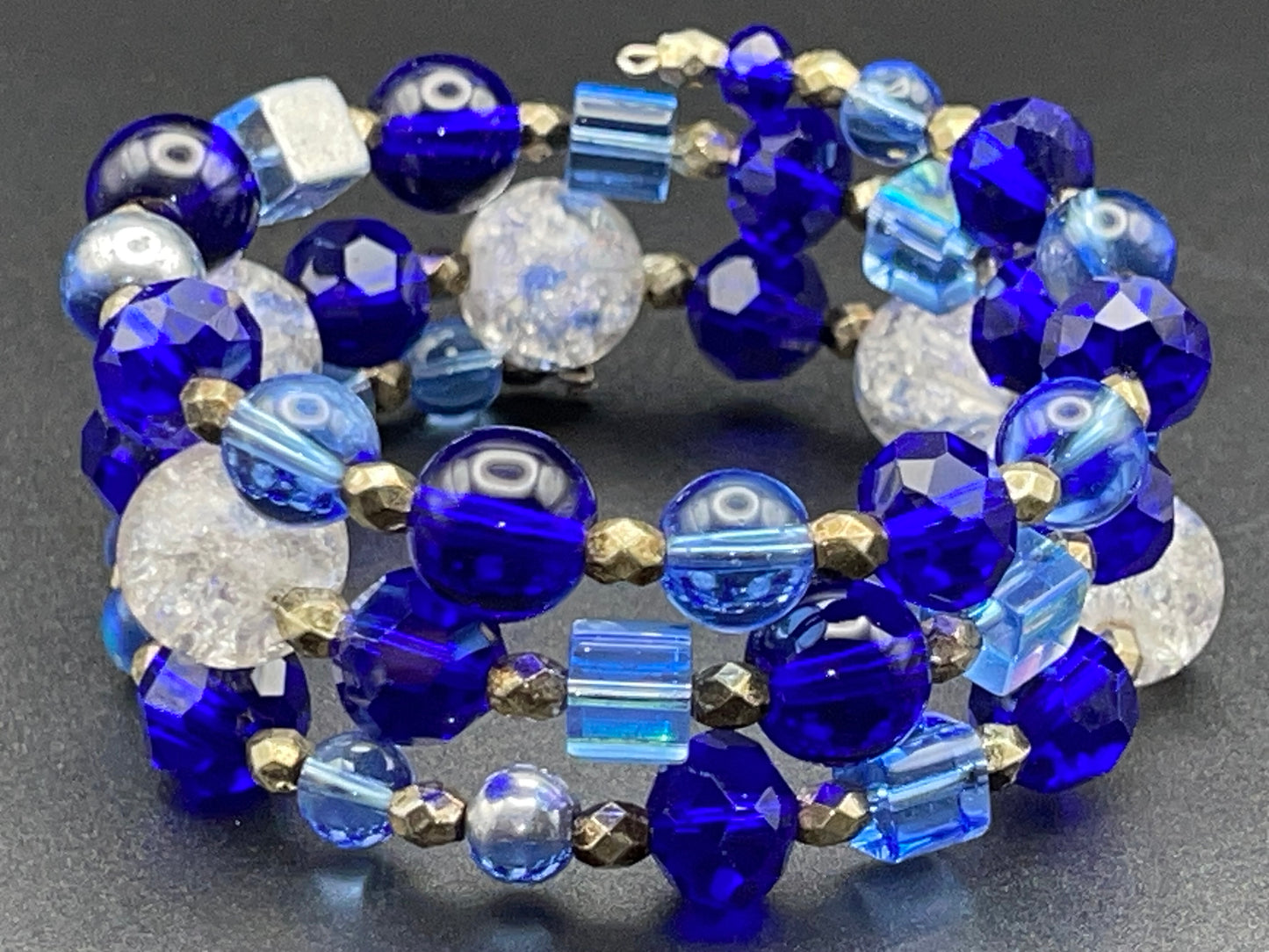BKC - Blue Triple Loop Bracelets