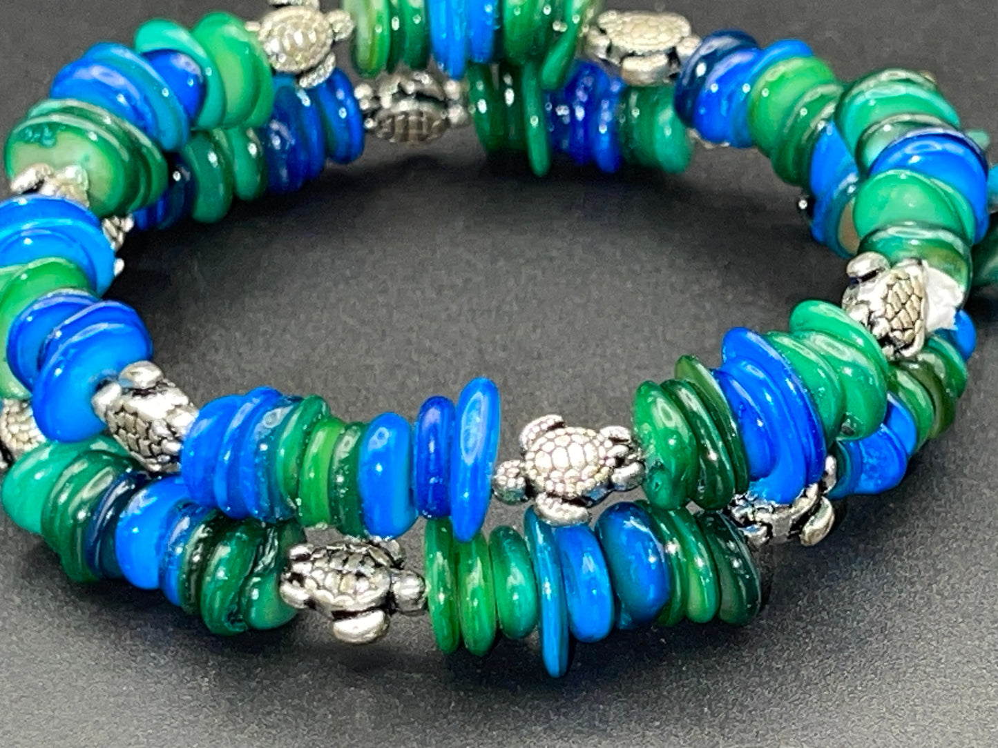 BKC - Green Double Loop Bracelets