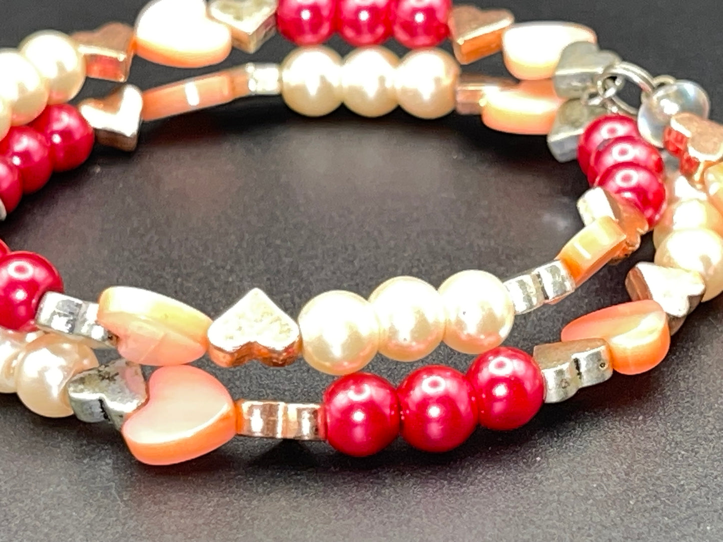 BKC - Red Double Loop Bracelets