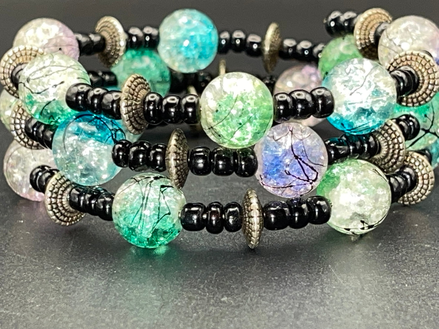 BKC - Blue Triple Loop Bracelets