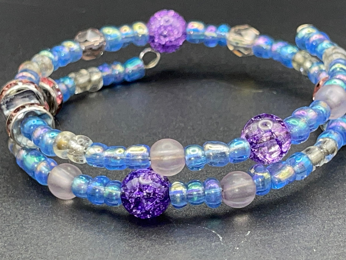 BKC - Purple Double Loop Bracelets