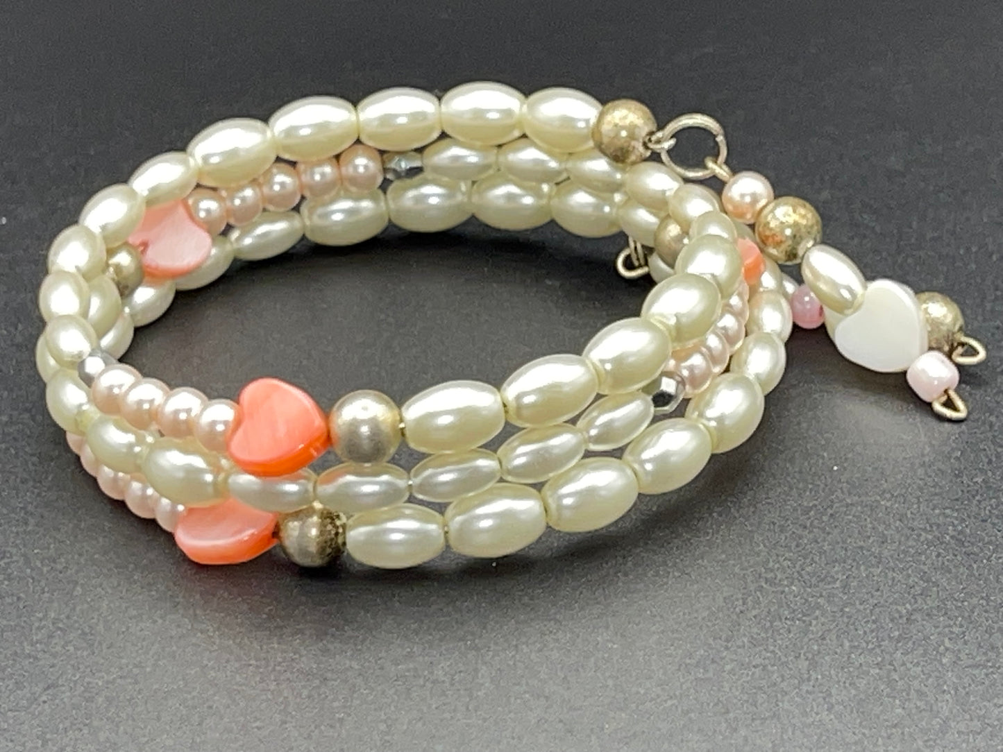 BKC - White & Black Triple Loop Bracelets