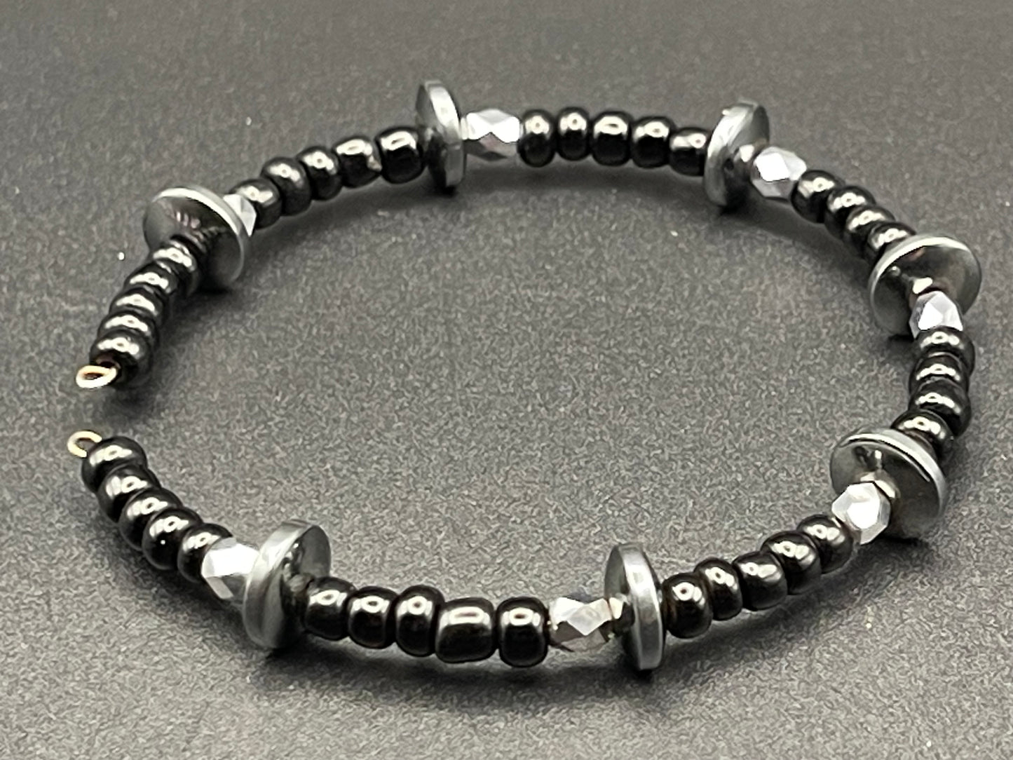 BKC = White & Black Bracelets