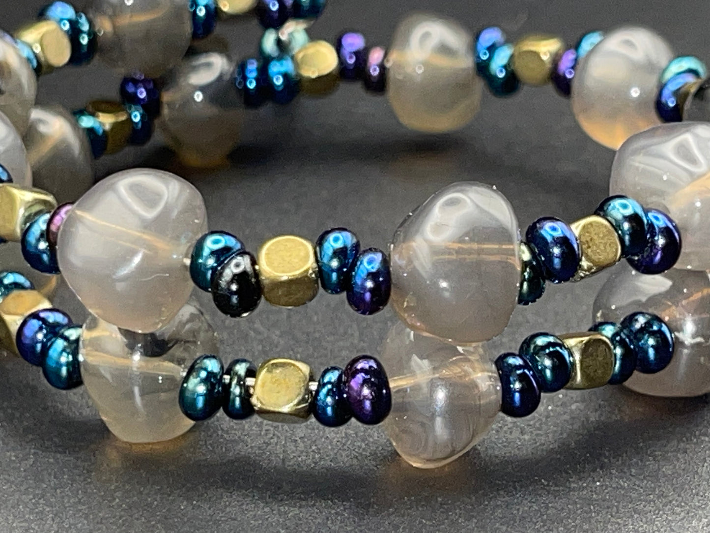 BKC - Blue Double Loop Bracelets