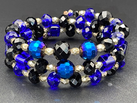 BKC - Blue Triple Loop Bracelets