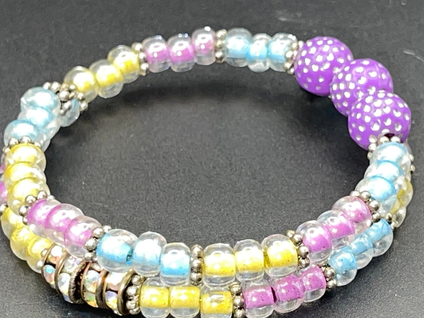BKC - Purple Double Loop Bracelets