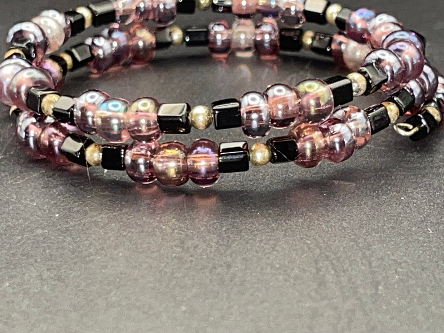 BKC - Purple Double Loop Bracelets