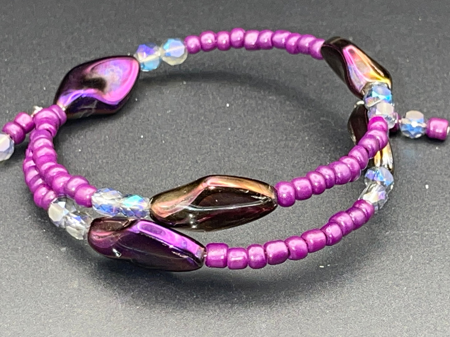 BKC - Purple Double Loop Bracelets