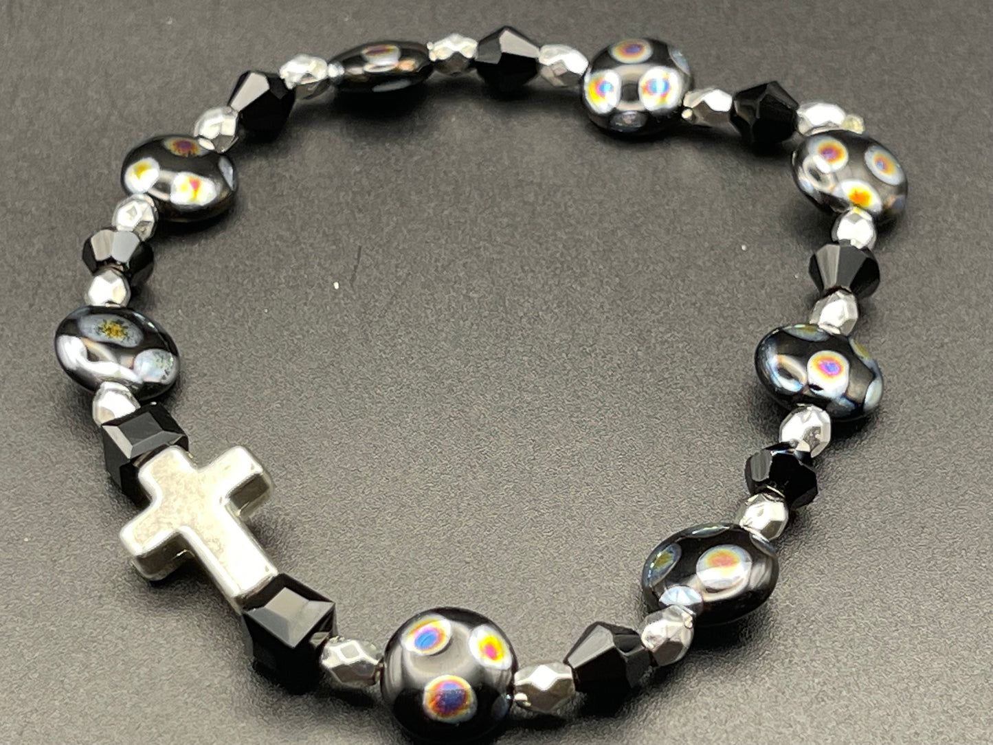 BKC = White & Black Bracelets