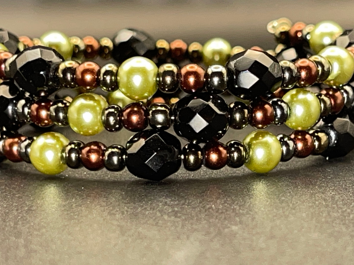 BKC - Green Triple Loop Bracelets