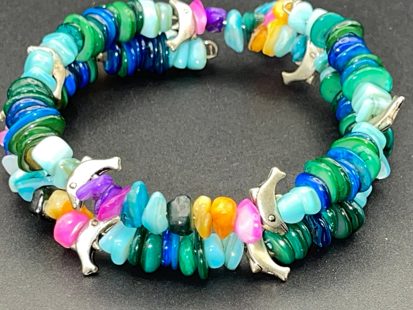 BKC - Rainbow Double Loop Bracelets