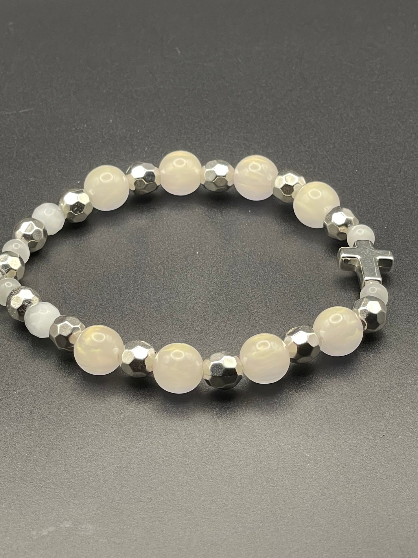 BKC = White & Black Bracelets