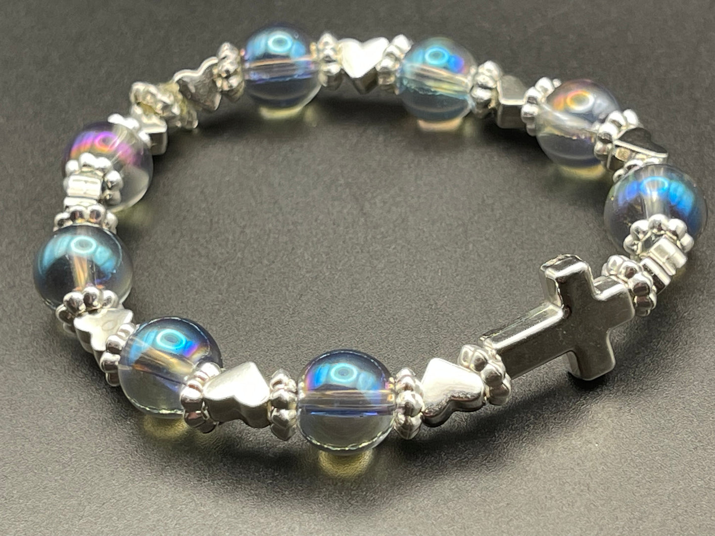 BKC - Grey and Moonstone Bracelets