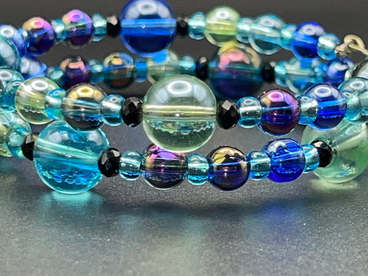 BKC - Blue Double Loop Bracelets