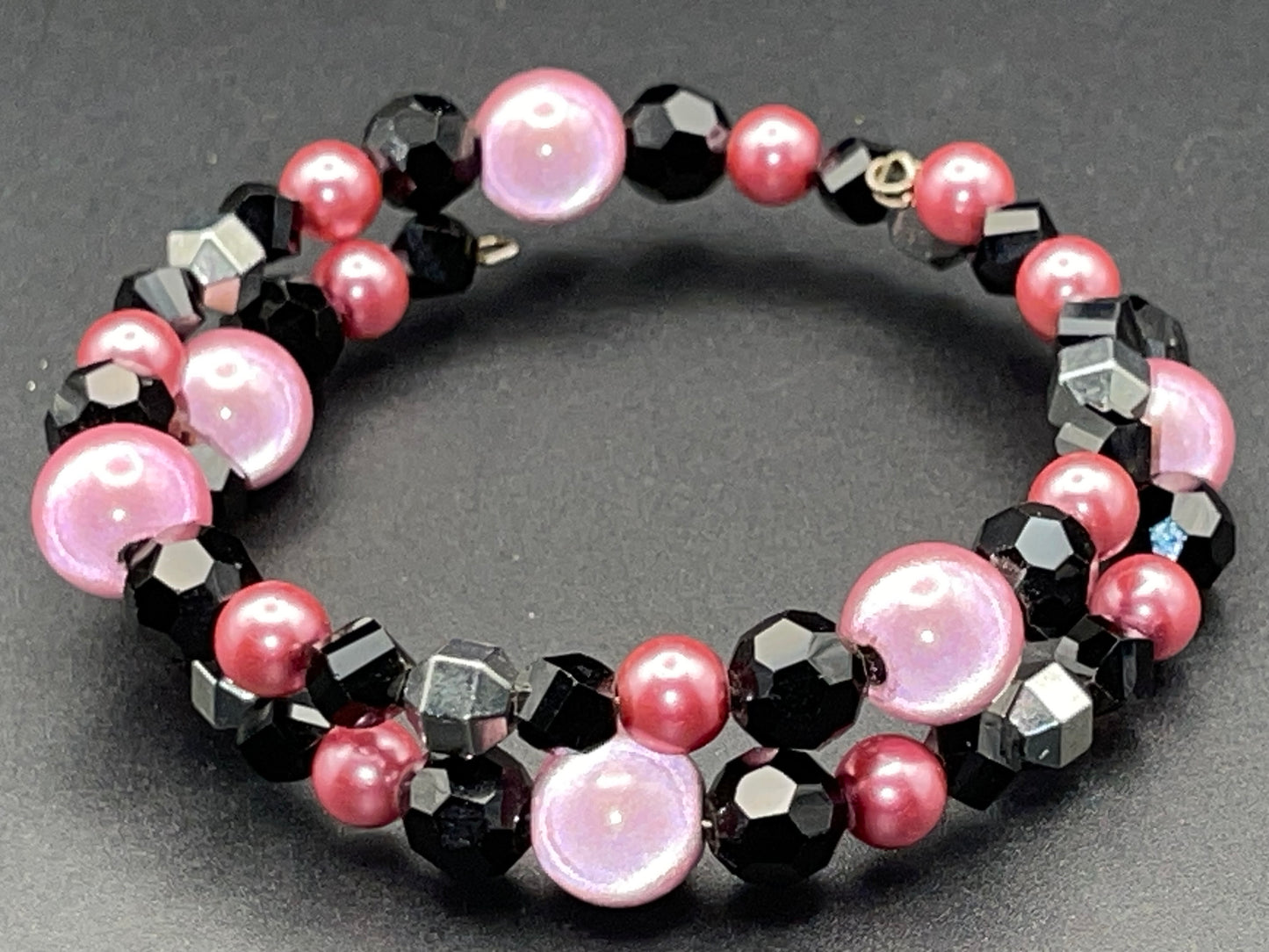 BKC - Pink Double Loop Bracelets