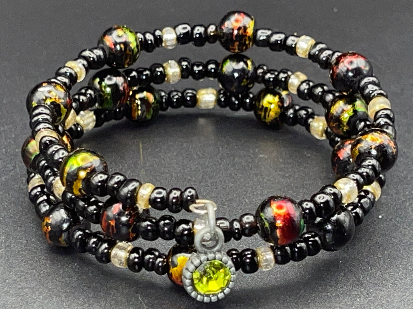 BKC - White & Black Triple Loop Bracelets