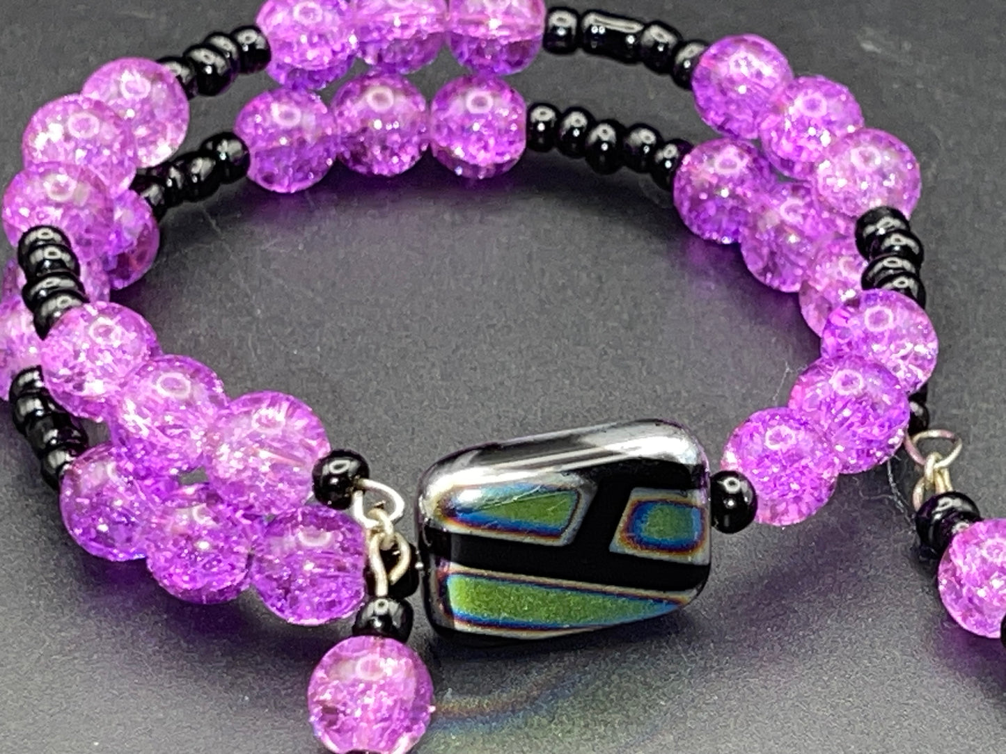 BKC - Purple Double Loop Bracelets