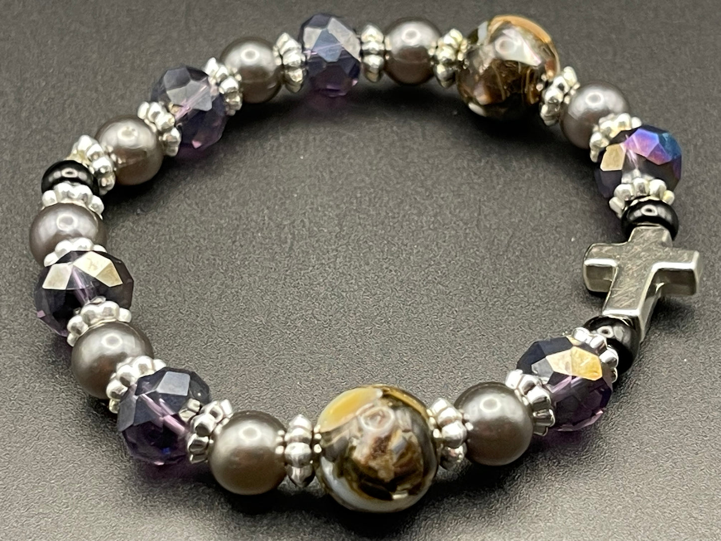 BKC = White & Black Bracelets