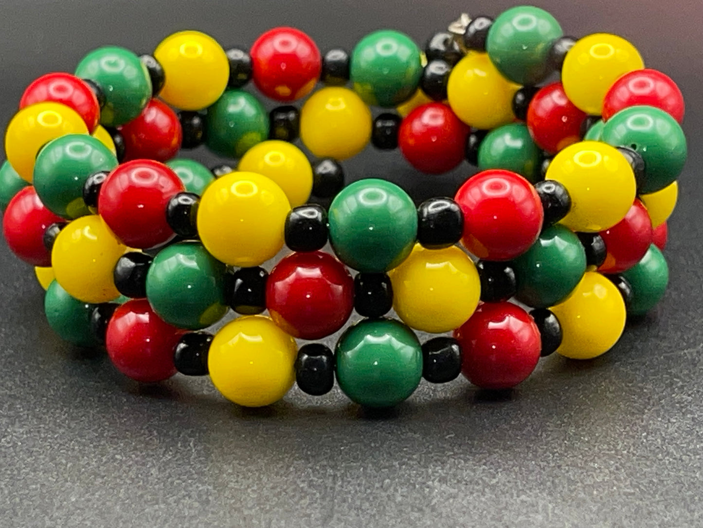 BKC - Orange/yellow Triple Loop Bracelets