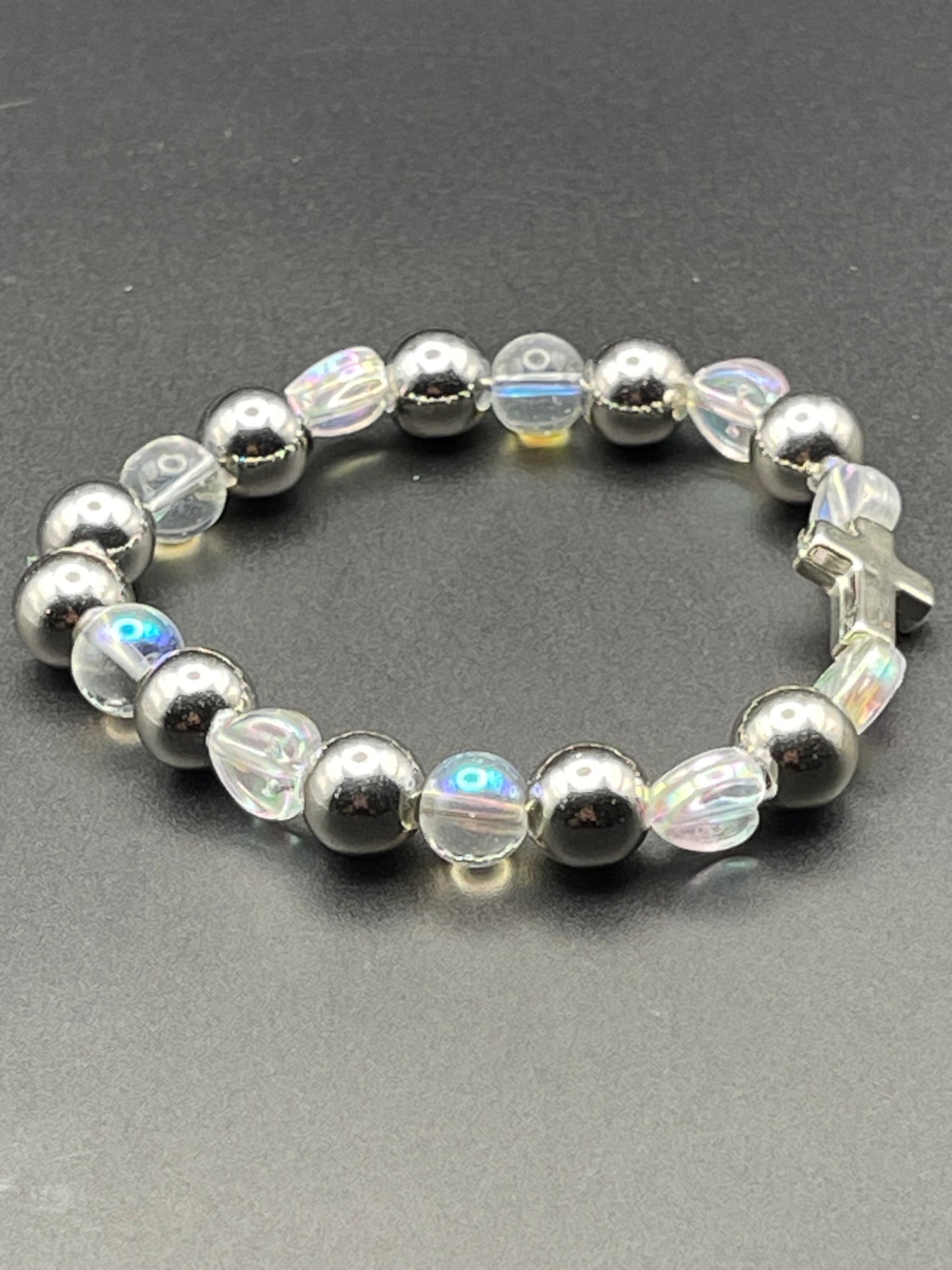 BKC = White & Black Bracelets