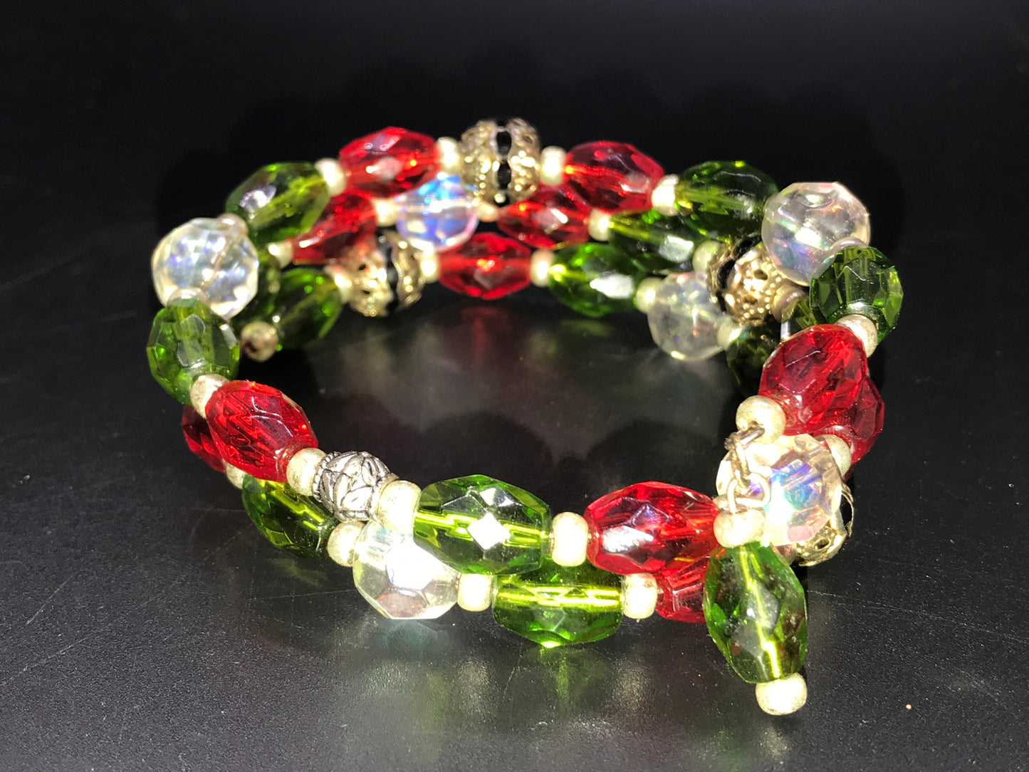 BKC - Christmas Themed Triple Loop Bracelets