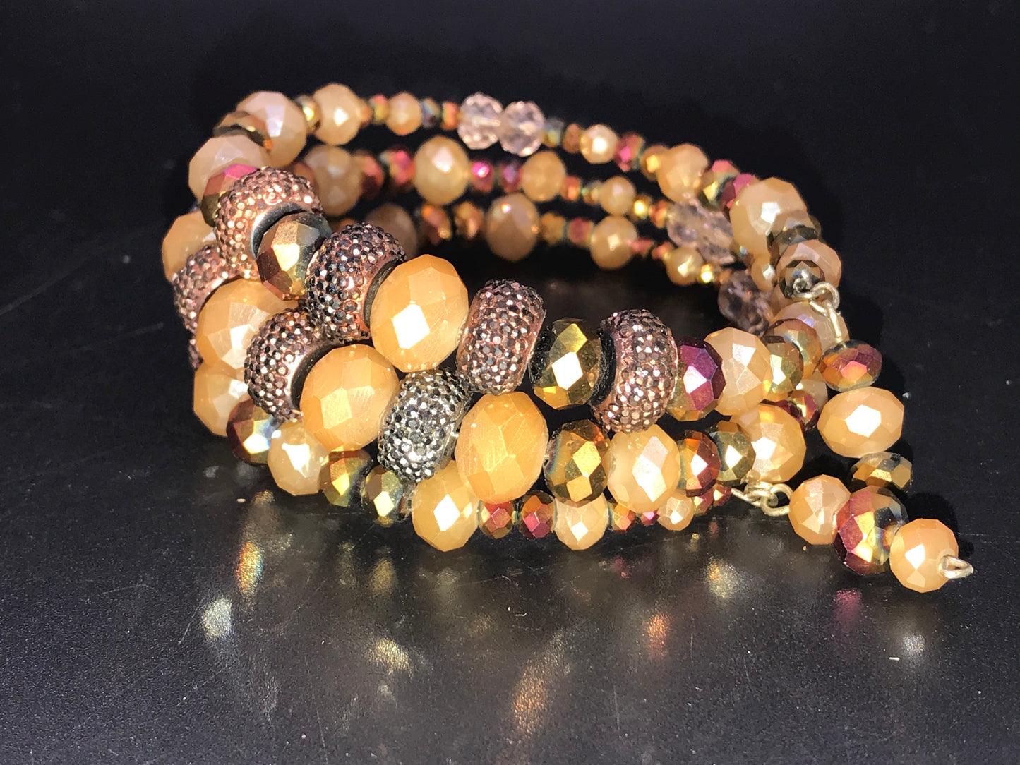 BKC - Brown Triple Loop Bracelets