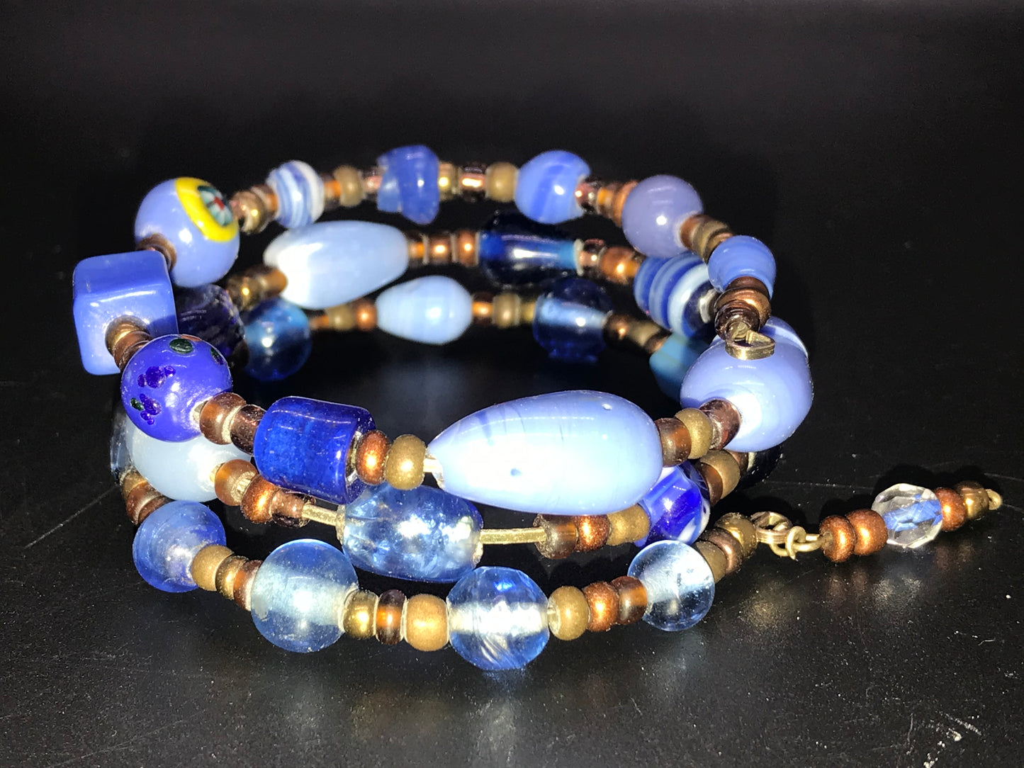 BKC - Blue Triple Loop Bracelets