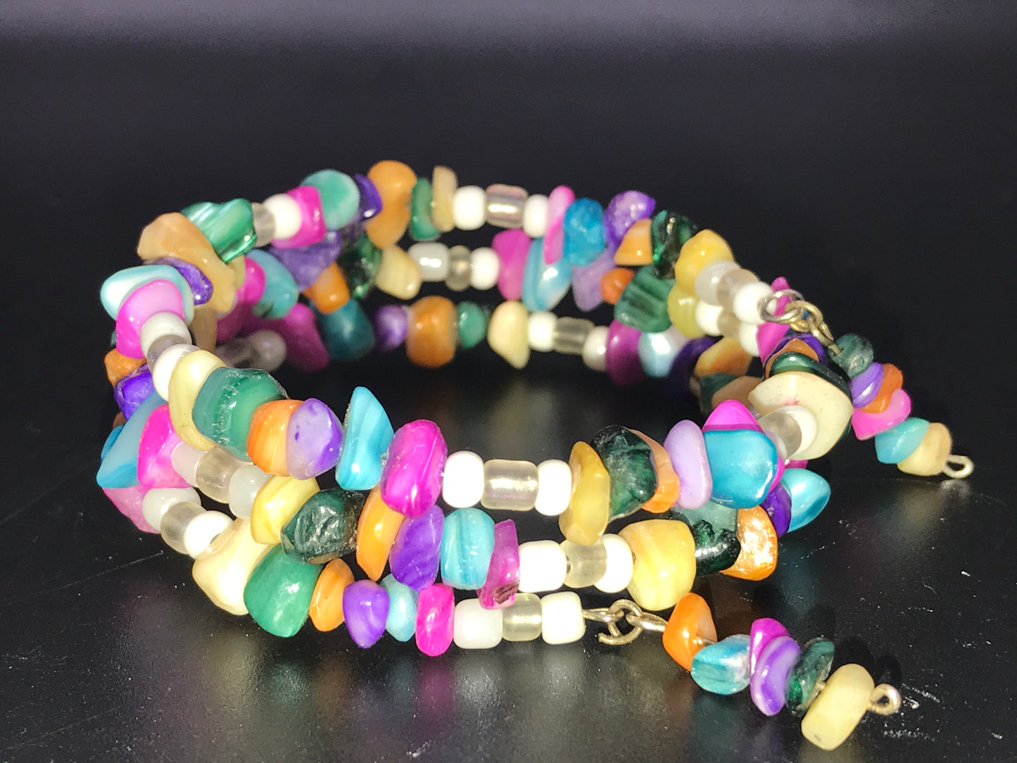 BKC -  Triple Loop Rainbow Bracelets