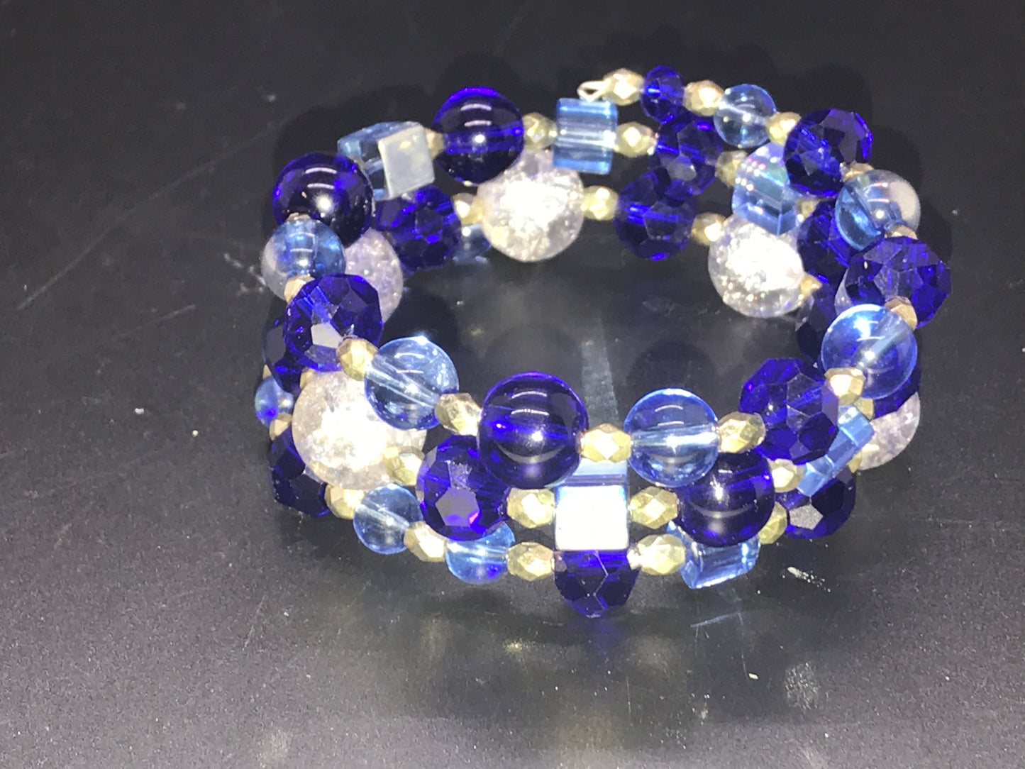 BKC - Blue Triple Loop Bracelets