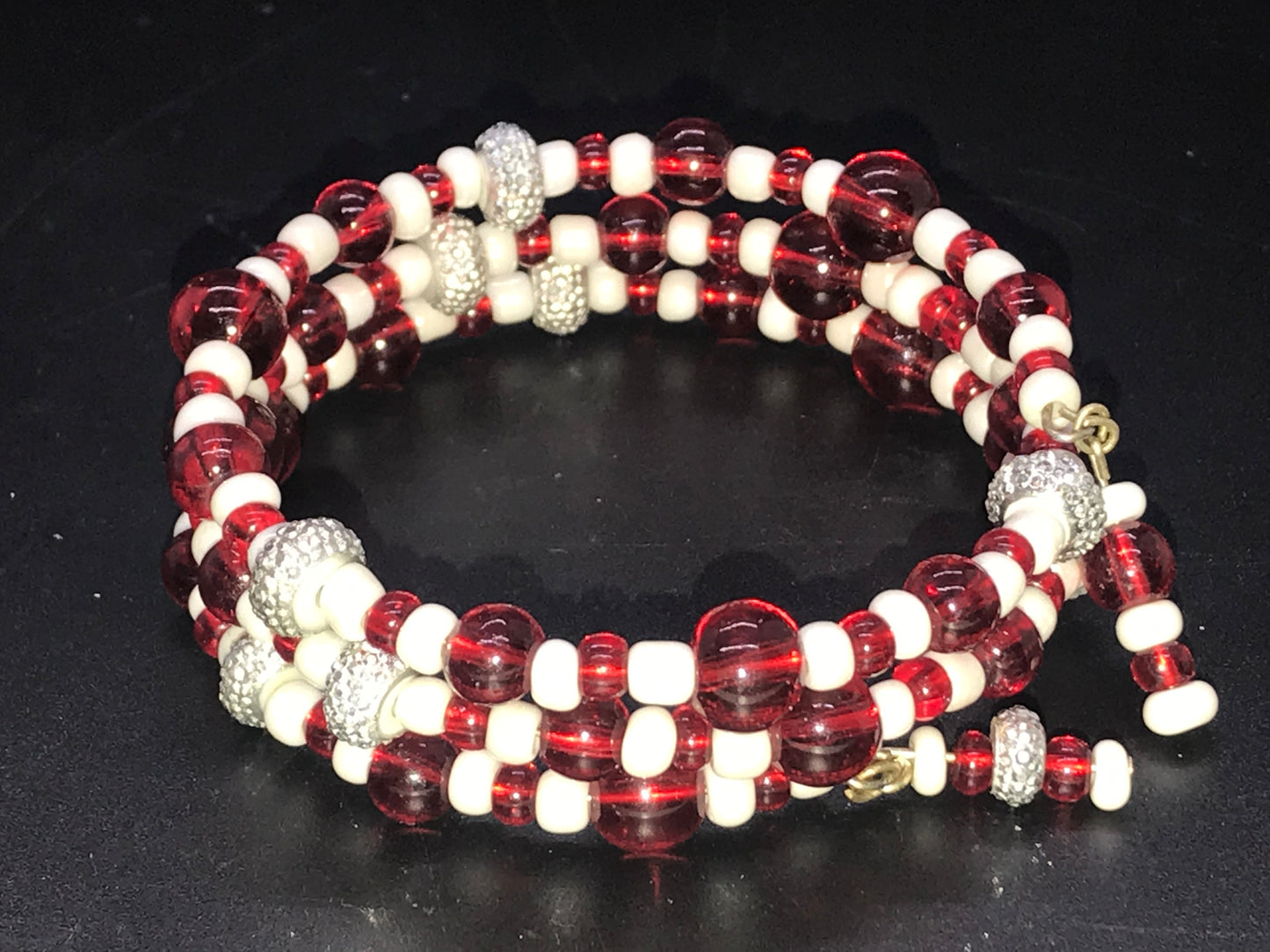 BKC - RED Triple Loop Bracelets