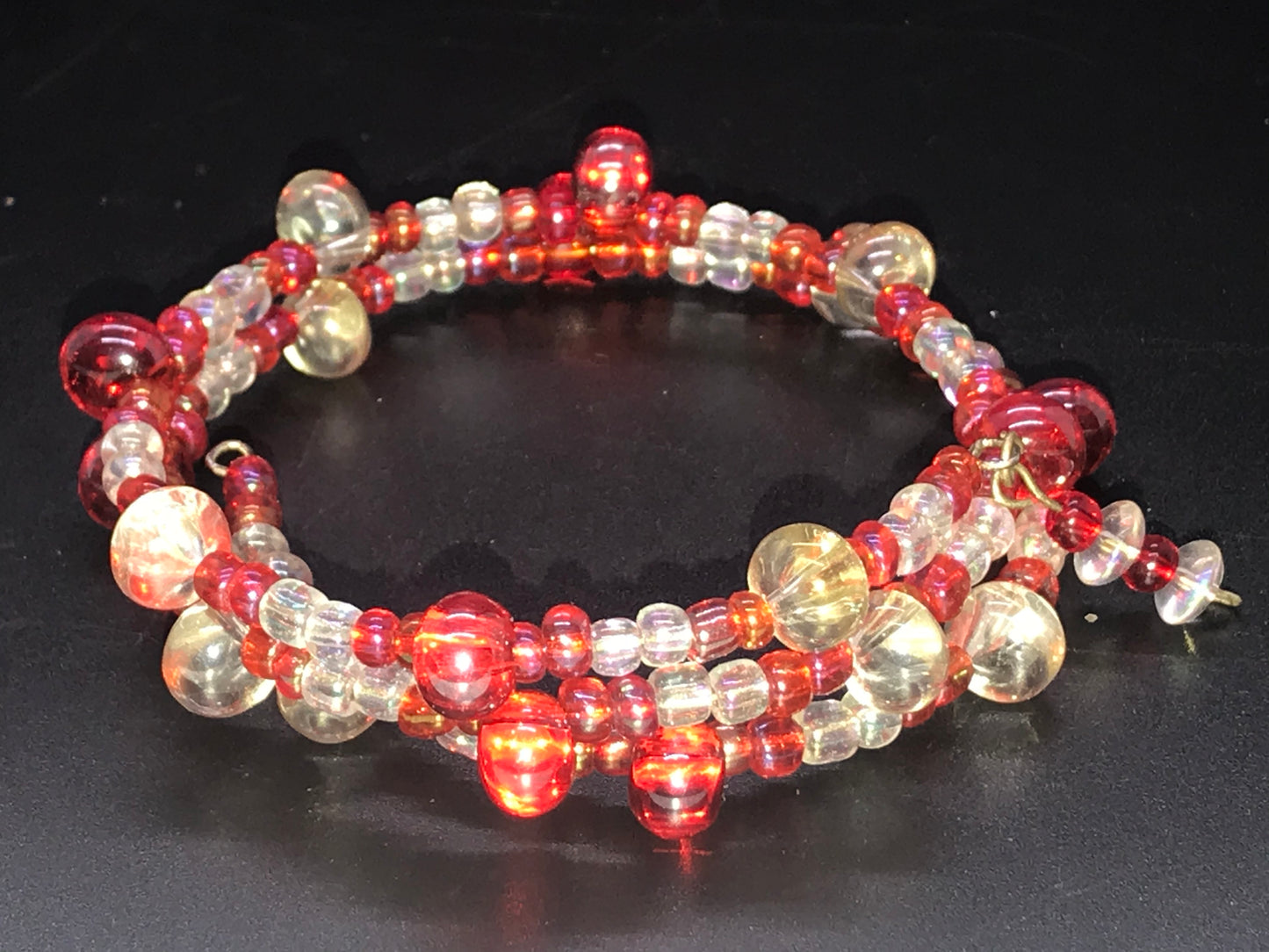 BKC - RED Triple Loop Bracelets