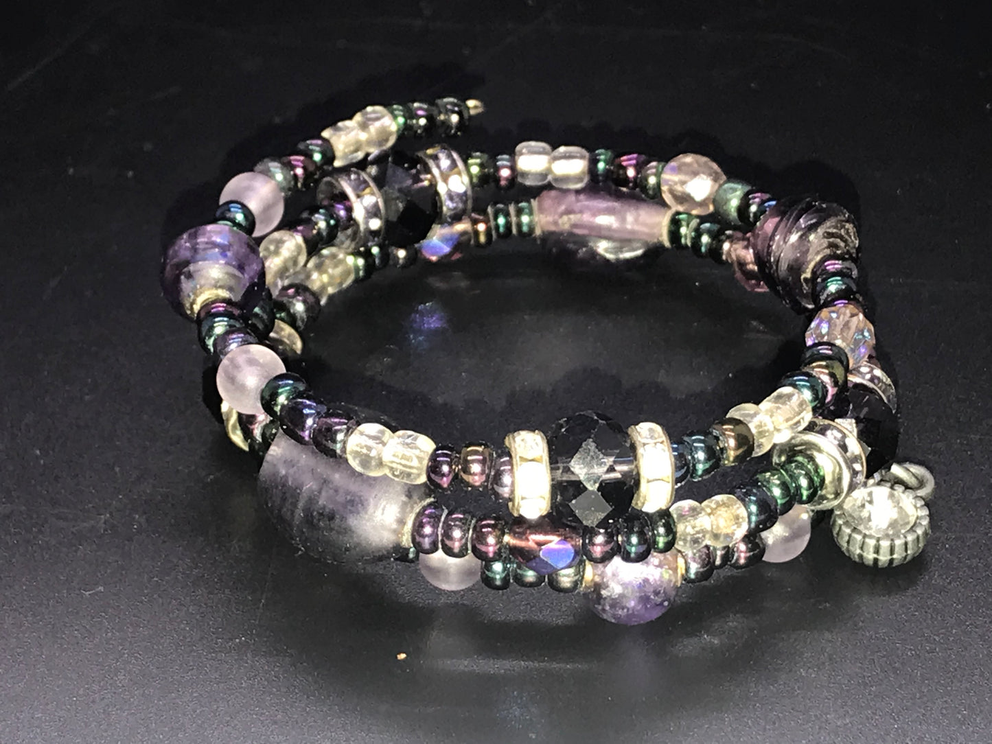 BKC - Purple Triple Loop Bracelets