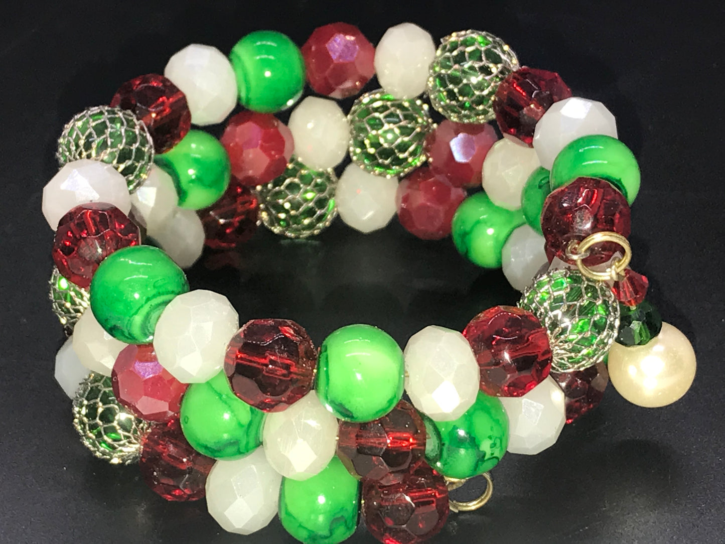 BKC - Christmas Themed Triple Loop Bracelets