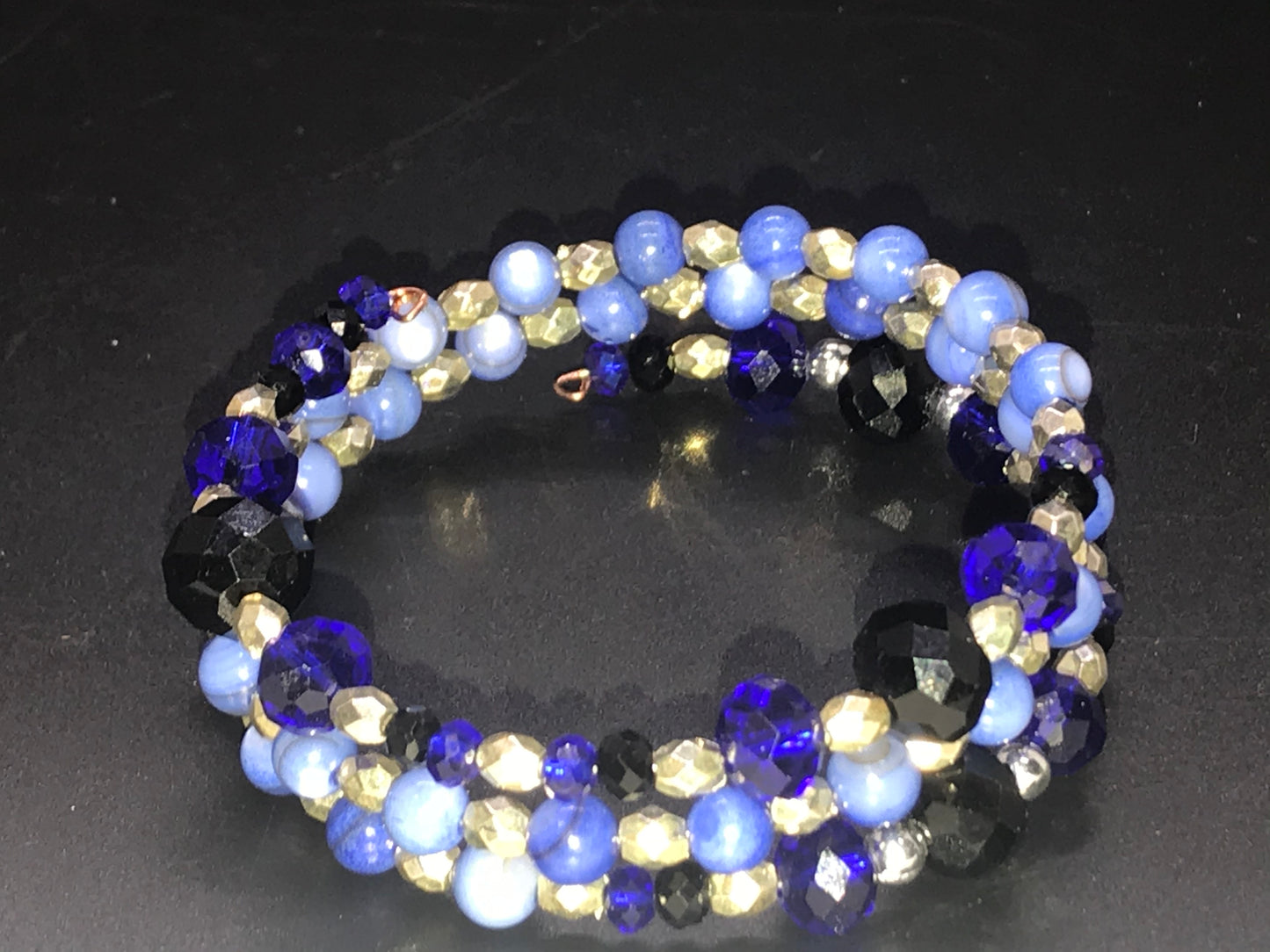 BKC - Blue Triple Loop Bracelets