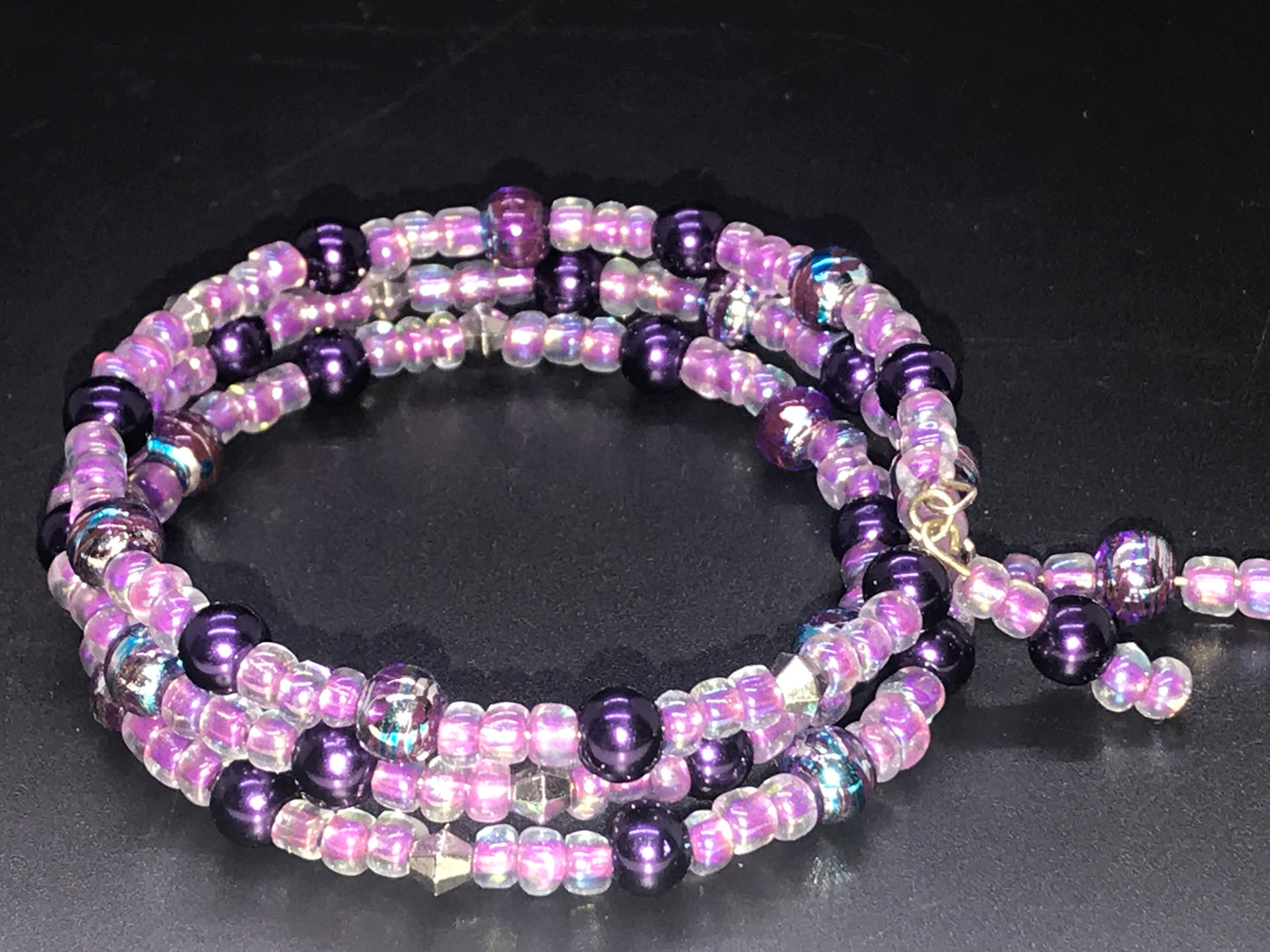 BKC - Purple Triple Loop Bracelets