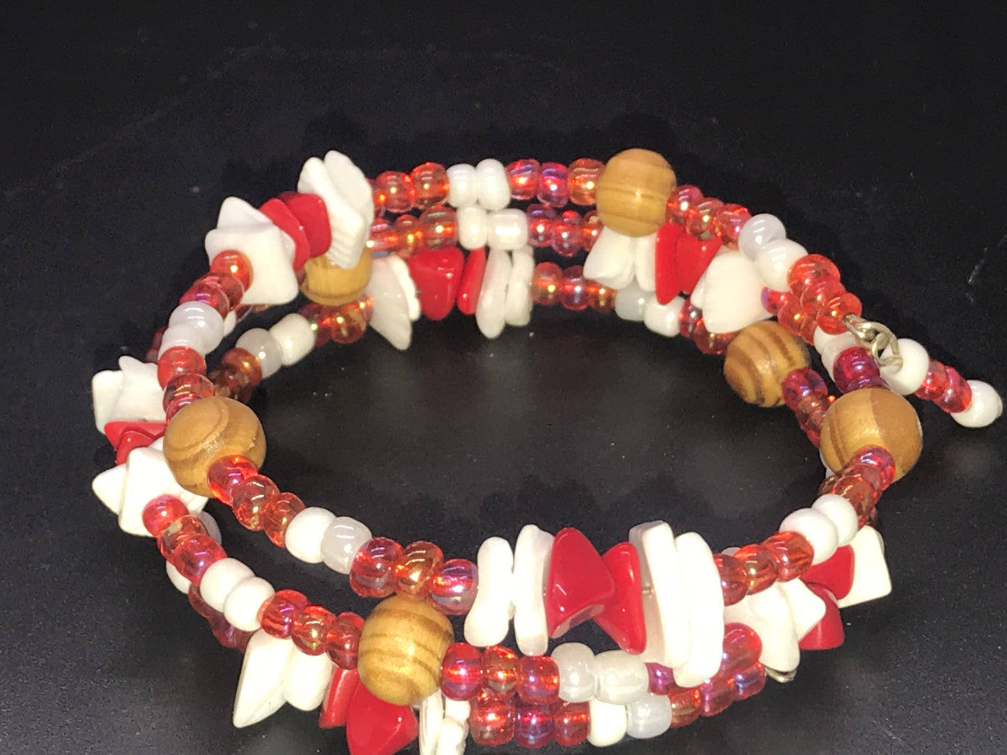 BKC - RED Triple Loop Bracelets