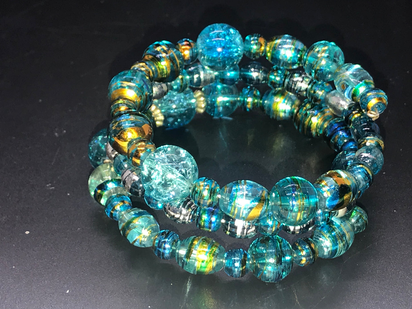 BKC - Blue Triple Loop Bracelets