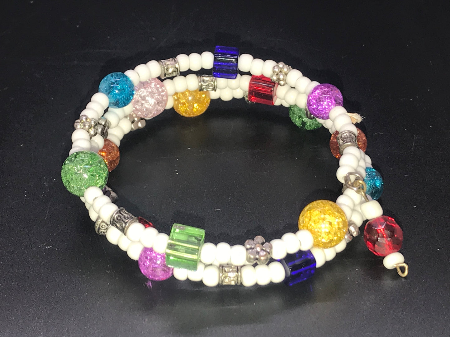 BKC -  Triple Loop Rainbow Bracelets