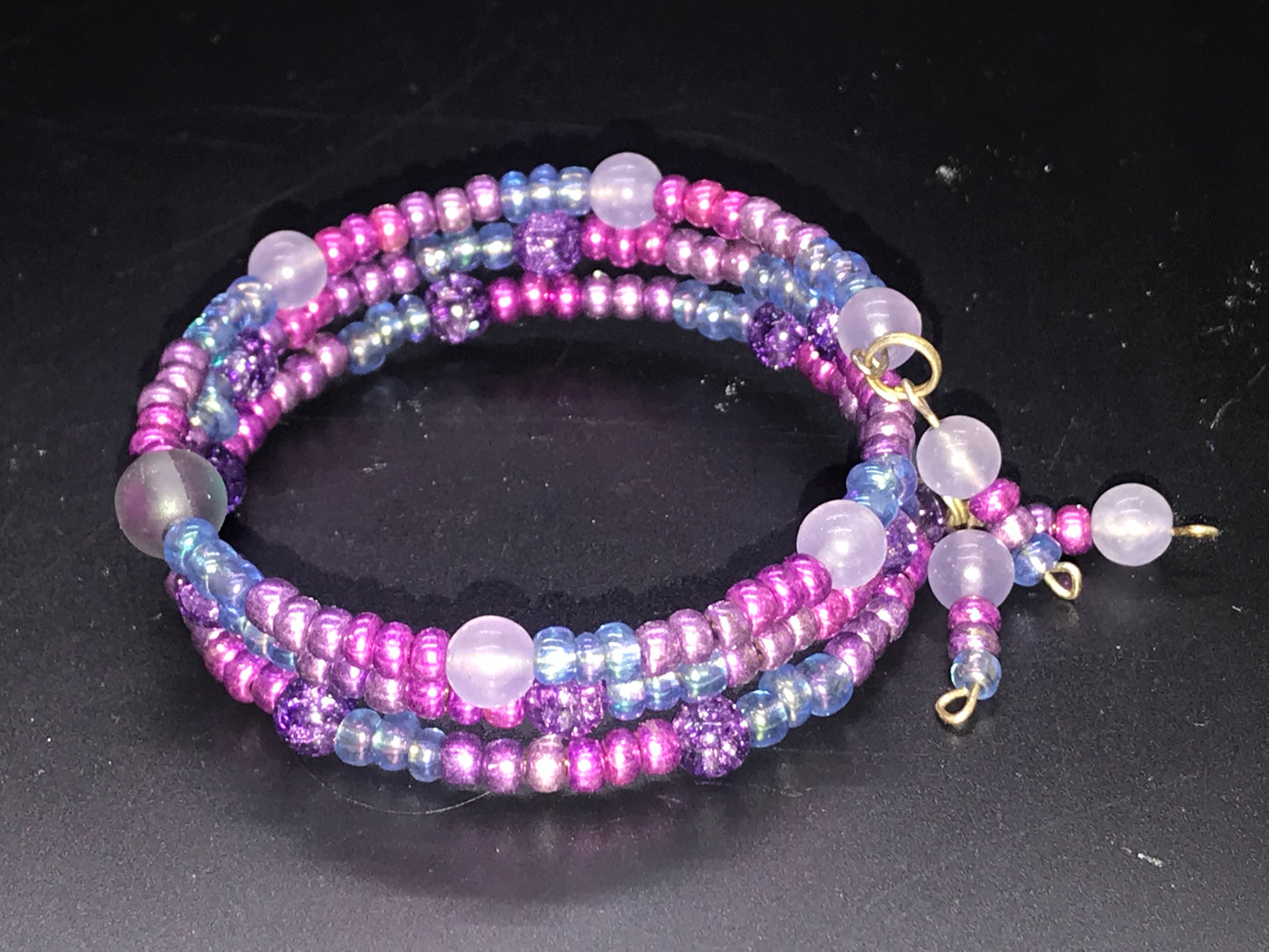 BKC - Purple Triple Loop Bracelets