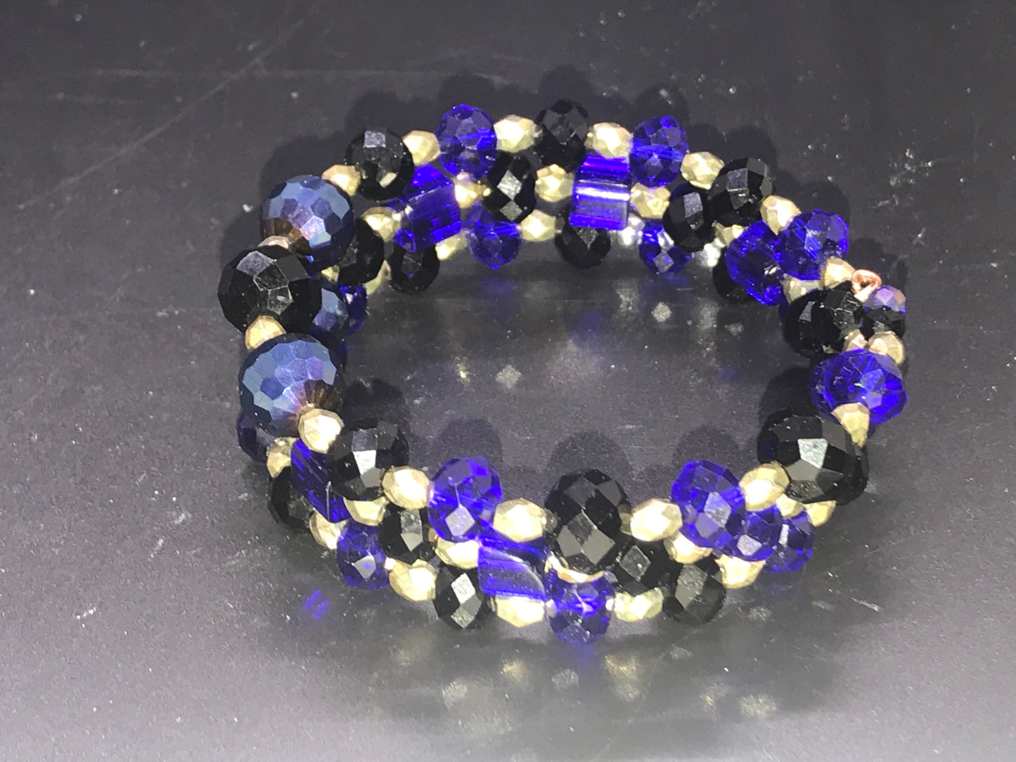 BKC - Blue Triple Loop Bracelets